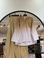 ست شومیز و شلوار دامنی لینن امبره (35612) - Image 6