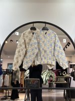 بامبر پایین کش جلو زیپی مزونی قلاب بافی (35623)