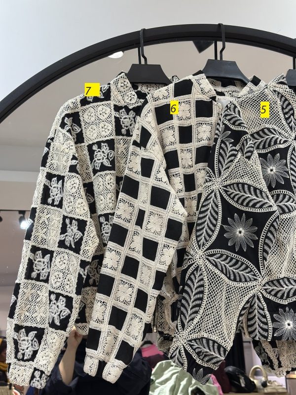 بامبر پایین کش جلو زیپی مزونی قلاب بافی (35623) - Image 3