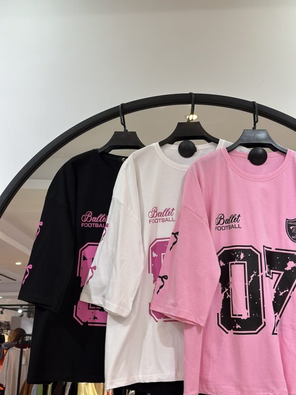 تیشرت باکسی چاپی سوپر پنبه 07(35630) - Image 2