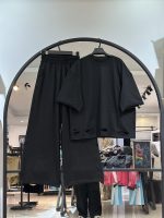 ست تیشرت شلوار اور گلکسی پنبه با قیمت اف طرح پایین زاپ (35643)