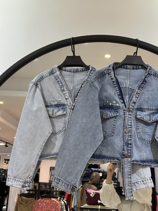 ست کت پیراهن جین مزونی رزیتا (35647) - Image 2