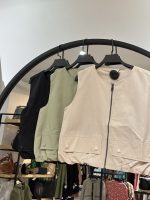 جلیقه وست کتان زارا استر دار دو جیب بزرگ (35666) - Image 2