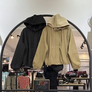 بامبر بارونی پایین کش دو زیپ میله ای (35667)