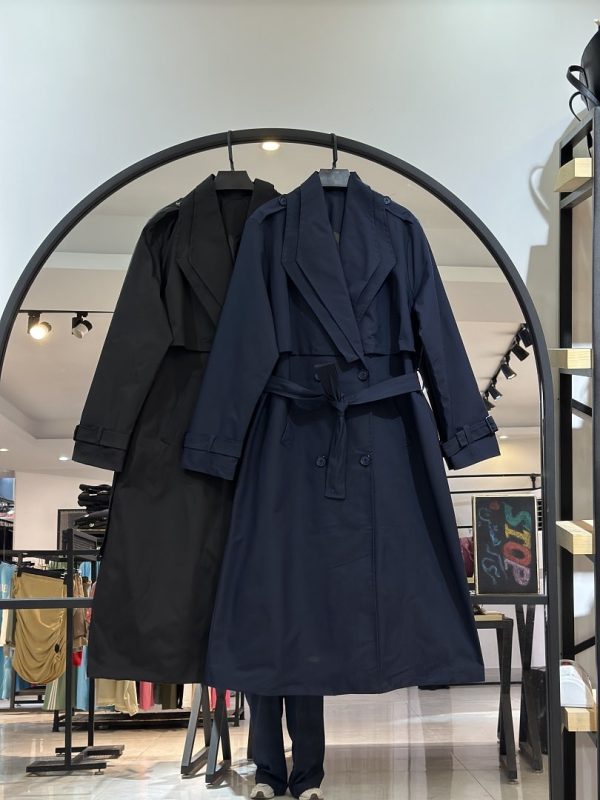 بارونی کتان دو یقه کتان استانبول استر دار (35659) - Image 2