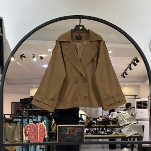 کت بارونی چهار دکمه پردا سانتانا ضمانت دار اترین (35694)