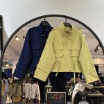 ترنچ کت  کمر گت یقه سگک(35711)