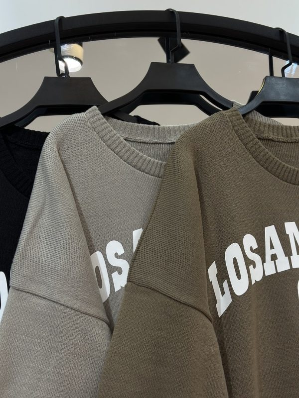 پیراهن بافت متراکم لس انجلس بدون بلند شدن چاپ (35722) - Image 2