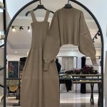 ست بلوز رویه و پیراهن بافت دو بنده اندیا (35723)