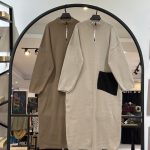 پیراهن بافت تک جیب  سولماز (35728)