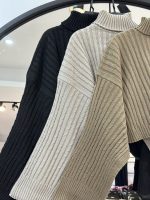 ست پانچو و پیراهن بافت زنجیری (35761) - Image 2