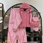 ست سه تیکه هودی دورس و شلوار بگ کتان تی سی و کوله پشتی تدی ستیلا (35766)