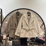 کت فوتر دو دکمه کمر بندی درجه یک بدون پرزدهی انوش(35826)