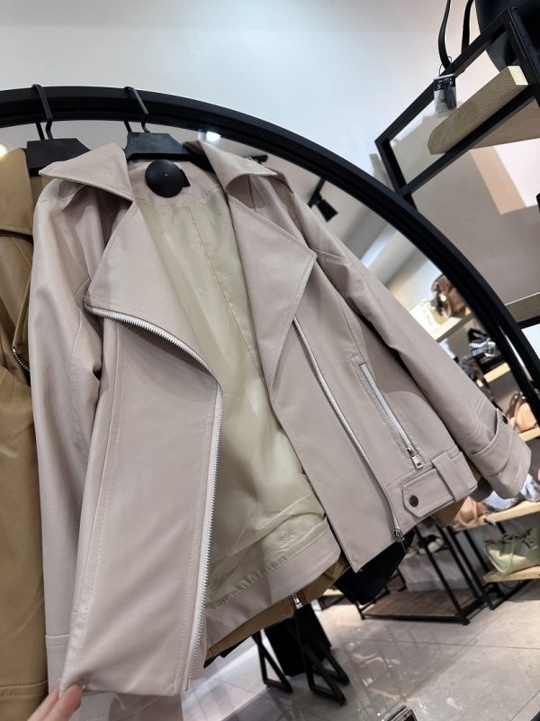 کت چرم درجه یک زیپی استر دار ایپک (35831) - Image 2