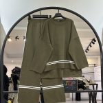 ست بلوز اور و شلوار بگ بافت دو خط ریز (35790)