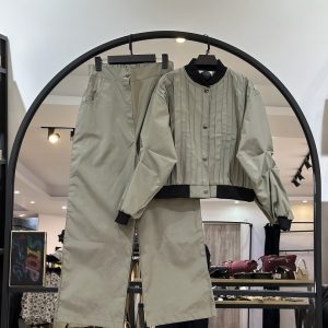 ست بامبر شلوار تی سی پیلی دار (35855)