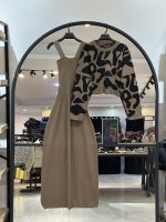 ست رویه و پیراهن بندی بافت ابرنگی متراکم (35852)