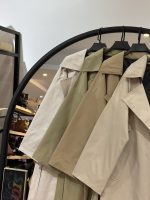 بارونی کتان زارا استر دار پشت دکمه نجما (35990) - Image 4