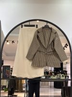 ست کت کشمیر و دامن پاییزه کج راه گندم (36061)