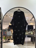 عبا پانچو مخمل نگین کاری شده (36060)