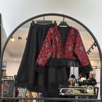 ست دو تیکه یلدایی پایین چین عروسکی ایرانه (36072)