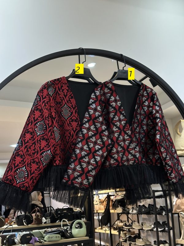 ست دو تیکه یلدایی پایین چین عروسکی ایرانه (36072) - Image 2