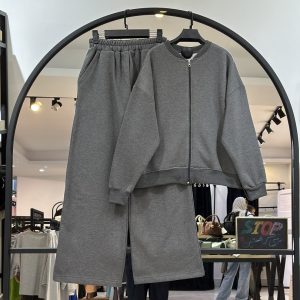 ست سویشرت شلوار دورس سه نخ نرم و لطیف تو کرکی ادلیا (36099)