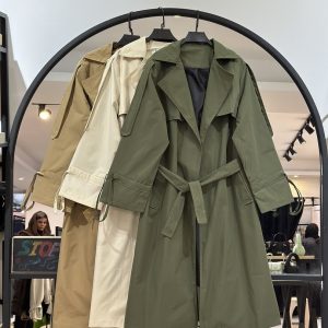 بارانی کتان تی سی استر دار صحرا (36102)