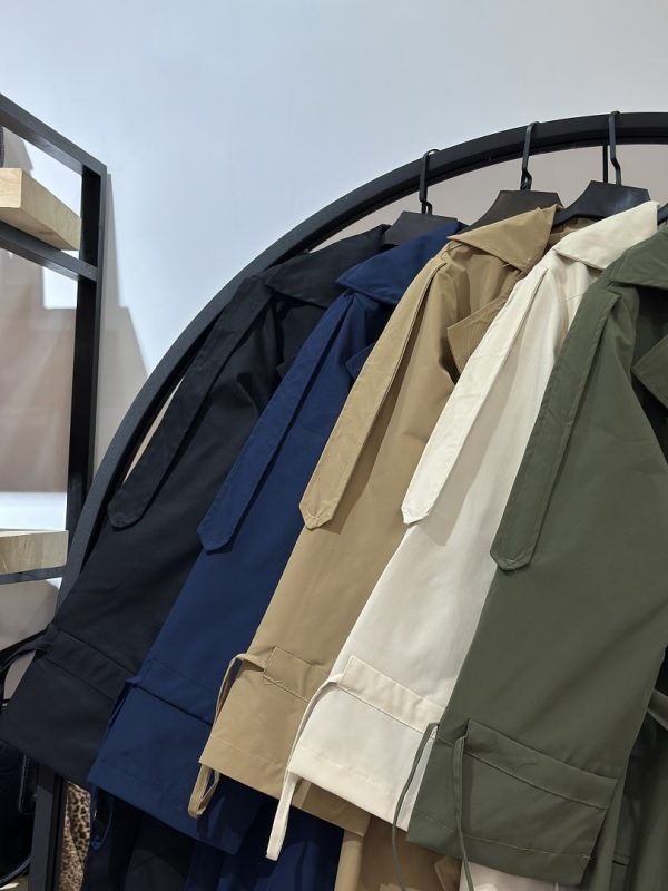 بارانی کتان تی سی استر دار صحرا (36102) - Image 2