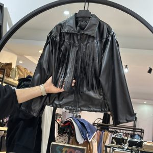 کت چرم سینه رش ترند (36130)