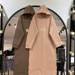 پیراهن دورس سه نخ تو کرکی سینه مارک (36178)