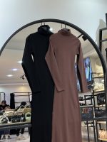 پیراهن پنبه کبریتی یقه اسکی (36184) - Image 2