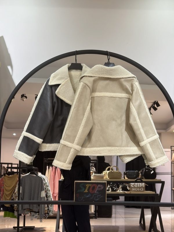 کت بوفالو رویه چرم و داخل پشم (36208) - Image 3