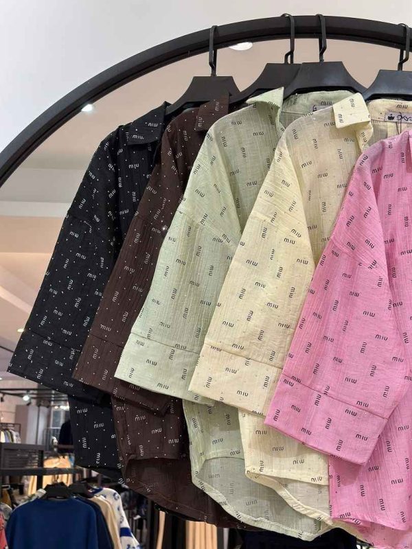 شومیز بابوس نگین کاری شده میو (36235) - Image 2