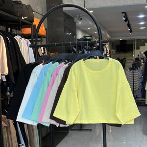 کراپ تیشرتی پنبه درجه یک ستاره (3732)