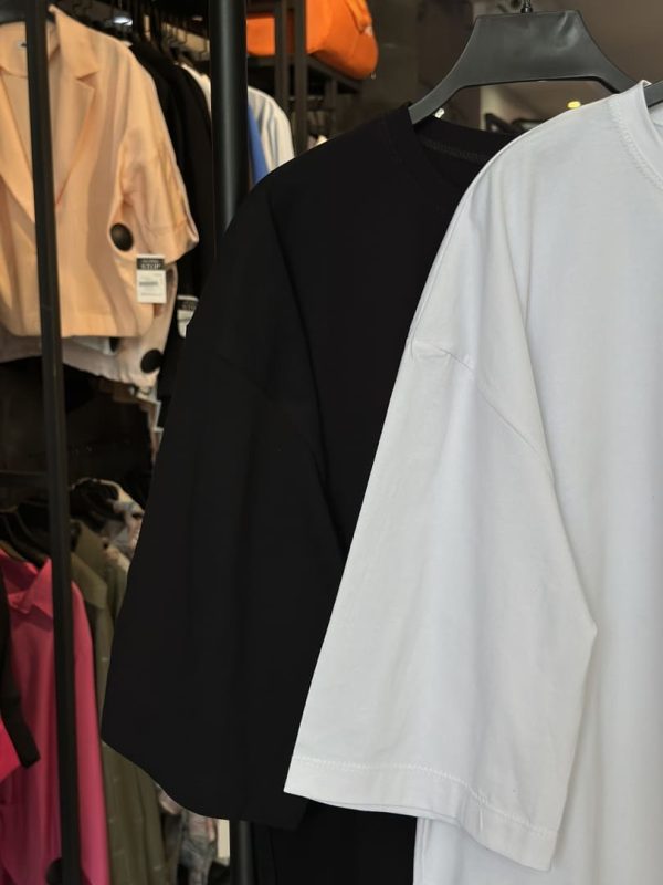 تیشرت باکسی پنبه درجه یک اراسته (3740) - Image 2