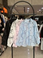 شومیز حریر شیشه ای گل دار مزونی (3742) - Image 2