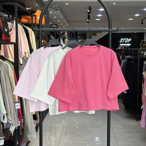 کراپ تیشرتی پنبه بهاره (3768)
