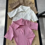 پلو شرت کبریتی ساده (3782)