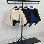 پانچو یقه گرد هفتی کوتاه (3842)