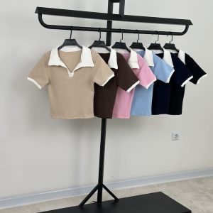 پلو شرت پنبه کبریتی اندیا (3847)