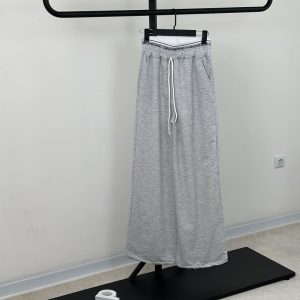 شلوار بگ جاگر شو پایین گت گلکسی طوسی (3914)