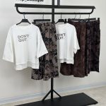 ست تیشرت و شلوار سیلک طرحدار DONT (4010)