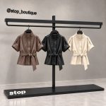 وست چرم Zara یقه ایستاده(90157)