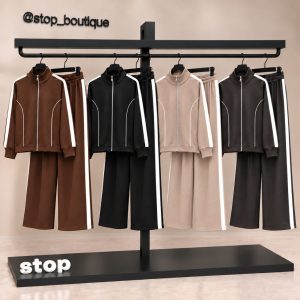 سویشرت شلوار خط دار(90163)