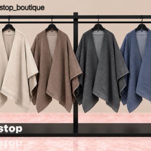 پانچو پایین ریش ریش(90195)
