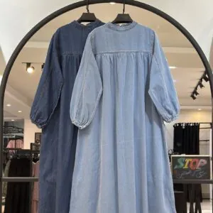 کفتان جین شست شده بهاره تابستانه درینا (34778)
