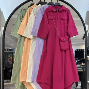 کفتان لینن ماه صنم بدون کیف (34985)