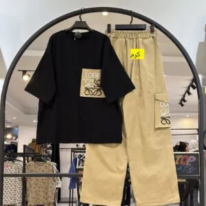 ست تیشرت و شلوار کار لاو (35007)