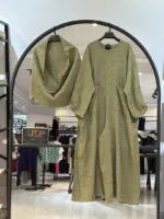 ست پیراهن شلواری و شال دور گردنی (35195)